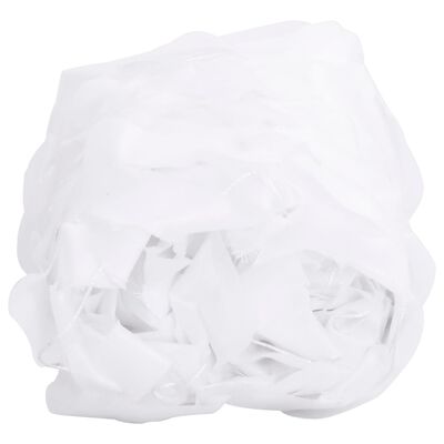 vidaXL Filet de camouflage avec sac de rangement 613x138 cm blanc