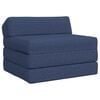 vidaXL Canap&eacute;-lit pliable Bleu 200 x 70 x 10 cm Tissu