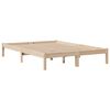 vidaXL Lit bibliothèque sans matelas 150x200 cm bois massif de pin