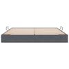 vidaXL Lit de Rangement avec matelas Gris fonc&eacute; 200 x 200 cm Velours