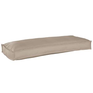 vidaXL Coussin Tissu Oxford Taupe 100 x 40 x 8 cm