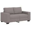 vidaXL Canap&eacute; 2 places taupe 160x77x82 cm en tissu