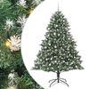 vidaXL Sapin de Noël artificiel avec 300 LED Vert 160 x 160 x 240 cm