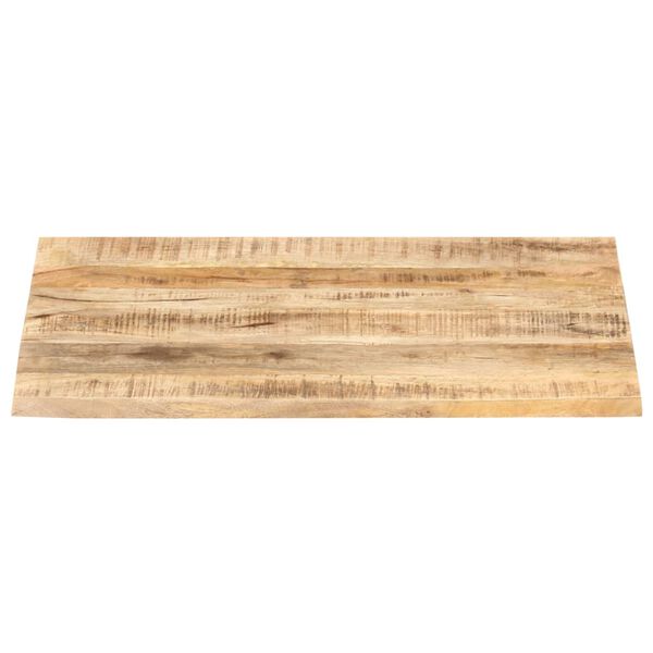 vidaXL Dessus de table Bois de manguier solide 25-27 mm 80x60 cm