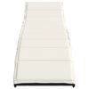 vidaXL Chaises longues lot de 2 avec coussins noir r&eacute;sine tress&eacute;e