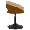 vidaXL Tabouret de bar Marron Velours