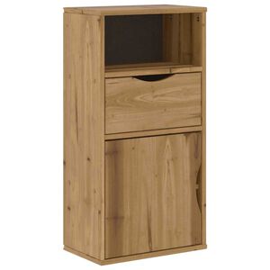 vidaXL Armoire lat&eacute;rale avec tiroir ODDA 40x24x79 cm bois massif pin