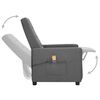 vidaXL Fauteuil de massage inclinable Gris clair Tissu