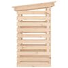 vidaXL Support pour bois de chauffage 108x73x108 cm Bois de pin