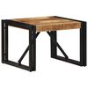 vidaXL Table basse 50x50x35 cm bois de manguier massif brut
