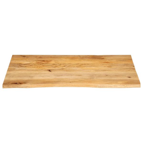 vidaXL Dessus de table à bord vivant 100x80x2,5cm bois massif manguier