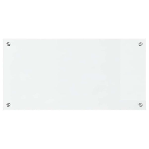 vidaXL Protection de cuisine Transparent 80 x 40 cm verre trempé