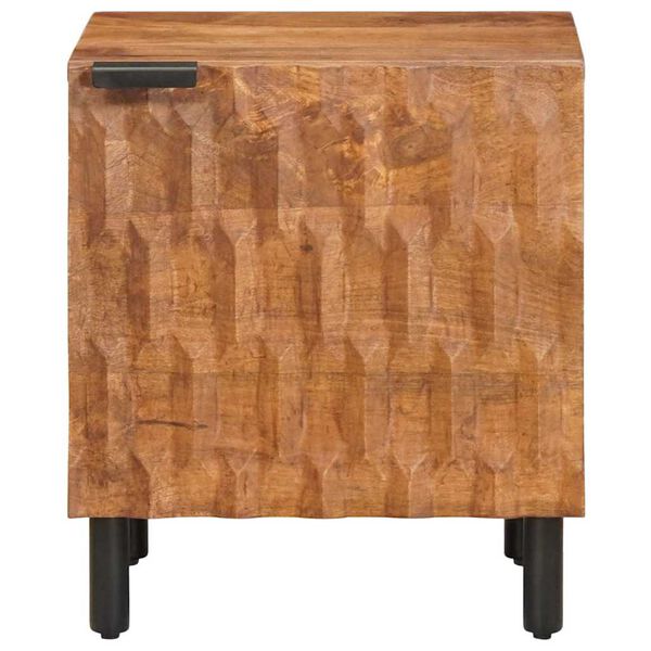 vidaXL Cabinet de chevet Marron 40 x 33 x 46 cm Bois de mangue massif