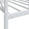 vidaXL Lit de repos sans matelas blanc 90x190 cm acier