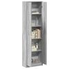 vidaXL Armoire Gris Sonoma 55 x 25 x 189 cm Bois d'ingénierie