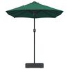 vidaXL Parasol de jardin Vert 385 x 209 x 244 cm tissu