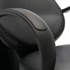 vidaXL Chaise de salon avec lavabo Noir et blanc Similicuir