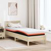 vidaXL Matelas Blanc et Noir 80 x 200 cm Tissu jacquard