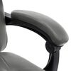 vidaXL Chaise de bureau Anthracite Similicuir