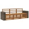 vidaXL Ensembles de canap&eacute;s 3 pcs Bois d'Acacia Massif