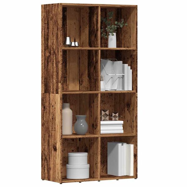 vidaXL Biblioth&egrave;que vieux bois 66x30x130 cm bois d'ing&eacute;nierie