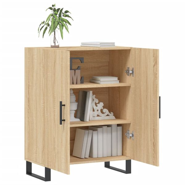vidaXL Buffet chêne sonoma 69,5x34x90 cm bois d'ingénierie