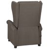 vidaXL Fauteuil inclinable Marron Tissu