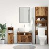 vidaXL Meuble de Lavabo de Salle de Bain Bois ancien 80 x 30 x 60 cm