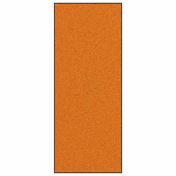 vidaXL Tapis d'entr&eacute;e Orange et Noir 120 x 300 cm Polyamide et PVC