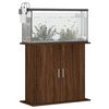 vidaXL Support pour aquarium chêne marron 81x36x73cm bois d'ingénierie