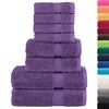 vidaXL Ensemble de serviettes de qualité supérieure SOLUND 8pcs violet