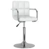 vidaXL Chaise de salle &agrave; manger Blanc Similicuir