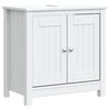 vidaXL Meuble de salle de bain BERG blanc 60x34x59 cm bois pin massif
