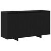 vidaXL Buffet Ch&ecirc;ne noir 135 x 41 x 75 cm Bois d'ing&eacute;nierie