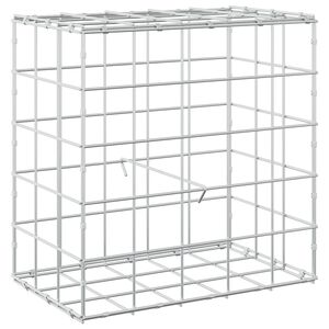 vidaXL Gabion avec fil de 3,5 mm et maille de 10x10 cm 50x30x50 cm