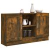 vidaXL Buffet Chêne fumé 120x30,5x70 cm Bois d'ingénierie