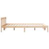 vidaXL Cadre de lit extra long sans matelas 160x220 cm bois massif pin