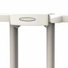 Noma Barri&egrave;re de s&eacute;curit&eacute; extensible 62-102 cm M&eacute;tal Blanc 93361