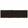 vidaXL Dessus de table bois massif trait&eacute; bordure assortie