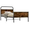 vidaXL Cadre de lit sans matelas 100x190 cm ch&ecirc;ne sonoma