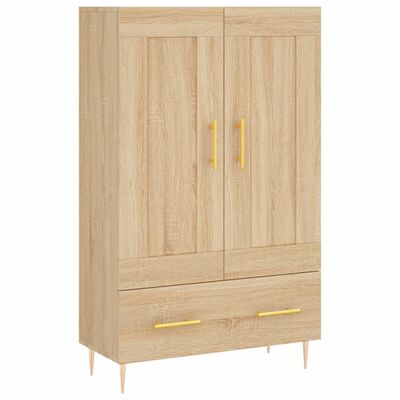 vidaXL Buffet haut chêne sonoma 69,5x31x115 cm bois d'ingénierie