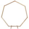 vidaXL Arche de mariage Marron Clair 221 x 92 x 216 cm