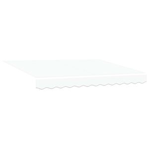 vidaXL Auvent r&eacute;tractable Blanc 300 x 250 x 165 cm Tissu et M&eacute;tal