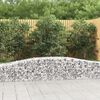 vidaXL Paniers &agrave; gabions arqu&eacute;s 9 pcs 400x50x40/60 cm Fer galvanis&eacute;