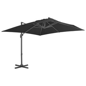 vidaXL Parasol de jardin en porte-&agrave;-faux et poteau en aluminium