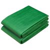 vidaXL B&acirc;che avec &oelig;illets 2 pi&egrave;ces Vert 3 x 20 m 260 gsm PE
