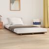 vidaXL Cadre de lit sans matelas marron miel 75x190 cm bois pin massif