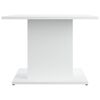vidaXL Table basse blanc 55,5x55,5x40 cm bois d'ingénierie