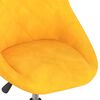 vidaXL Chaises pivotantes &agrave; manger lot de 2 jaune moutarde velours