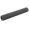 vidaXL Grillage Acier et rev&ecirc;tement en PVC 25 x 1 m Gris